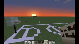 Hoe je gemakkelijk een basketbalveld bouwt in Minecraft (tutorial)