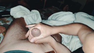 Flawless Handwork Untidy Cuming And Agony Following An Orgasm