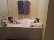 Preview 4 of Us Taking a Romantic Bath