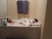 Preview 5 of Us Taking a Romantic Bath