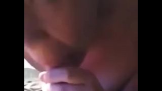 My POV of her swallowing my thick cock