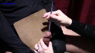 CBT Slap And Punch His Cock Then Use A Variety Of Sounds To Make Him Cumbersome