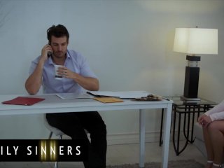 Family Sinners - Jay Smooth Confronts Blonde Khloe Kapri About Her Poor Work & They End Up Fucking screenshot number 0