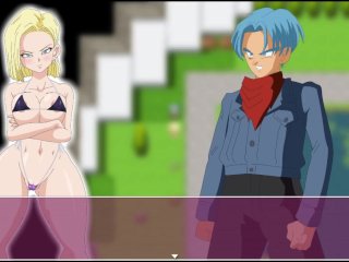 Android Quest ForThe Balls - Dragon_Ball Part 2 - Horny Bikini Android_18
