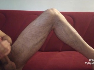 Jerking off onthe sofa *home alone*