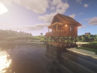 Como Construir Uma Casa De Praia Fácil no Minecraft (tutorial)