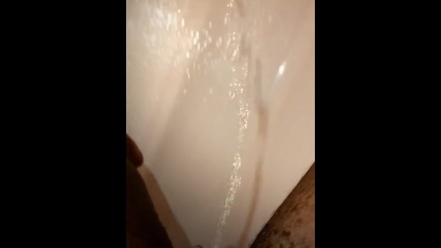 Ebony Gay Trans FTM Stud Pissing Hardcore with Huge transgender clitdick