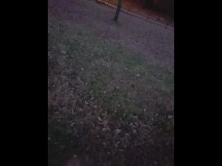 Public jacc off next to busy street..sheriff rides by as i finish