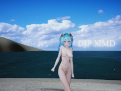 Miku - T-Ara - Bunny Style - Beach Stage 1287