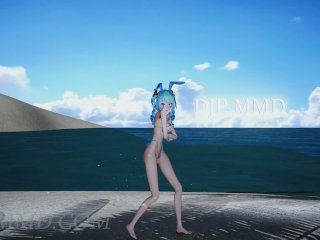 Miku - T-Ara - Bunny Style - Beach Stage 1287