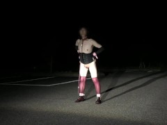 【女装】夜中に露出してみました。 - Screenshot 8 of 16 - Anal Masturbation