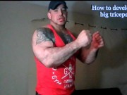 Preview 6 of Bodybuilder the protector, how to develop huge triceps