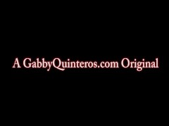 Video Gabby Quinteros Stuffs Her Wet Pussy With Big Dildo!!