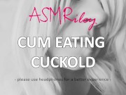 Preview 2 of EroticAudio - Cum Eating Cuckold, Gangbang, DP, CEI| ASMRiley