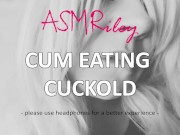 Preview 4 of EroticAudio - Cum Eating Cuckold, Gangbang, DP, CEI| ASMRiley