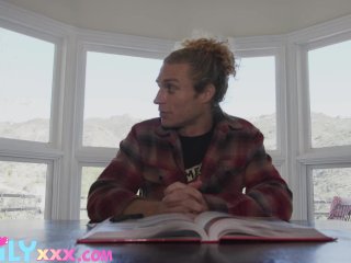 FamilyXXX - Blonde Milf Step Mommy Brooke Banner Step Son Big Cock Cum On Tits Mothers Day screenshot number 0