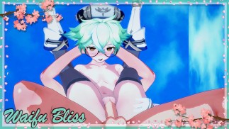 Сахароза трахается в нельсоне (Genshin Impact Hentai)