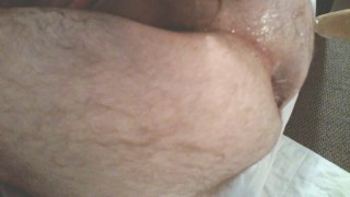 Fuck machine and a 10 inch dildo loosening me up