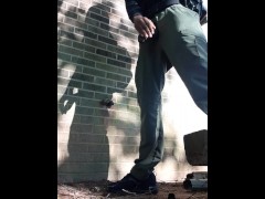 Stopped to nut on my way home from work..almost caught