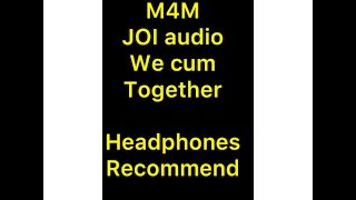 M4M JOI Audio Gebouw Rand CUMSHOT