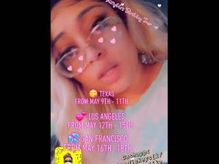 Kittyblu’s Birthday Tour Dates Booking In Bio