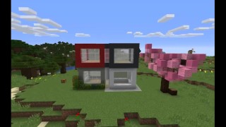 How to easily build a modern house in Minecraft (tutorial)