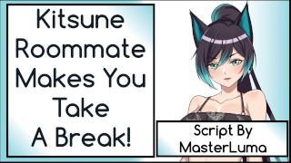 Kitsune Roommate Forces You To Take A Well-Deserved Break