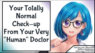 你非常人性化的医生给你做的完全正常的检查很健康有趣