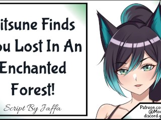 Kitsune Encontra Você Perdido Em Uma Floresta Encantada! Saudável