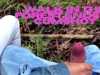 Ride with my Girlfriend in the Forest Ends in a Lot of Cumshot