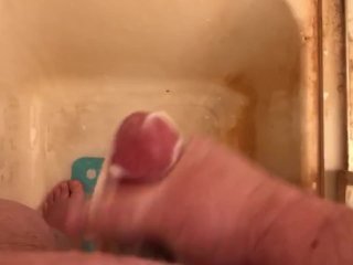 shower, guy jerking off, solo male, exclusive