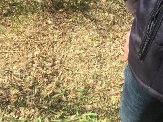 Femboy Hot sucks my huge cock in public