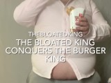 Burger King belly stuffing 