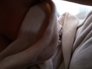 Fresh out the shower touching myself while my boyfriends asleep next to me