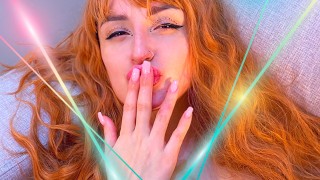 Redhead whore brings herself with a vibrator to a strong orgasm