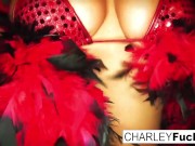 Preview 5 of Charley Chase Masturbates in sexy lingerie