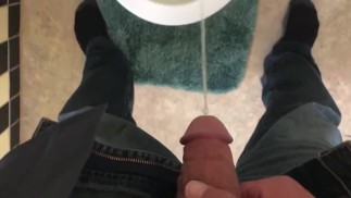 Taking a nice long piss