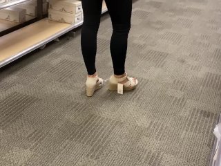 FOLLOWING SEXY FEET IN_PUBLIC, RETURN TO THETARGET SHOE DEPARTMENT