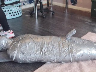 femdom, duct tape bondage, exclusive, mummified