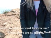 Preview 4 of Fucking Trip to the Mountains with MILF Djelka Bianki. Outdoor Public Sex with Talk
