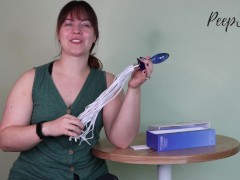 Toy Review - Chrystalino Tail Glass Butt Plug with Tail / Whip, Courtesy of Peepshow Toys!