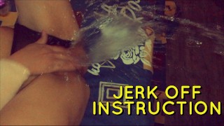 Emily Sex Queen doing her first JOI for her fans and squirt’s a lot - Jerk Off Instructions