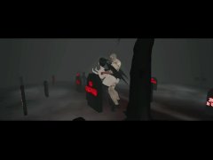 One day with a zombie dick on the graveyard