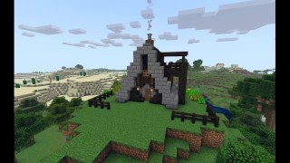 How to build a Cottage House in minecraft