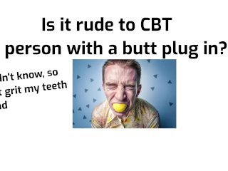cbt, masturbation, cock control, tied up balls