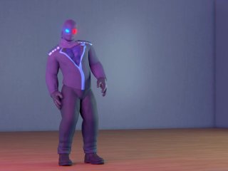 Wao's Sudden hyper muscle growth animation