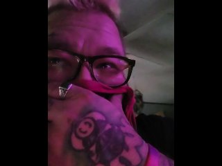 Sniffing Panties in front of wife