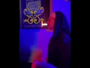 Preview 4 of Sexy nun porn bloopers in a church