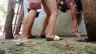 Pinay Hot Wife Gets Fucked Outside By Boy