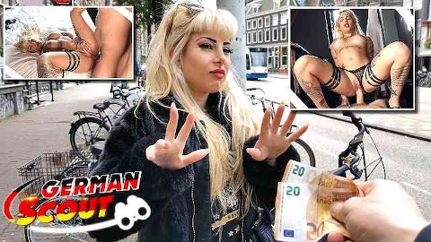 GERMAN SCOUT - REAL MENINA HOLANDESA KITANA FODA ANAL ÁSPERA NA FUNDIÇÃO DE PICKUP DE RUA